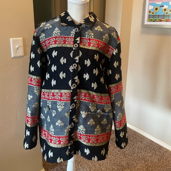 Vintage Fleur De Lis Sag Harbor Jacket - Picture 5 of 10